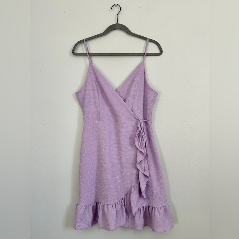 Altar’d State Purple Ruffle Dress